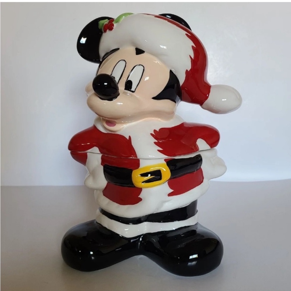 disney mickey mouse santa clause‎ cookie jar